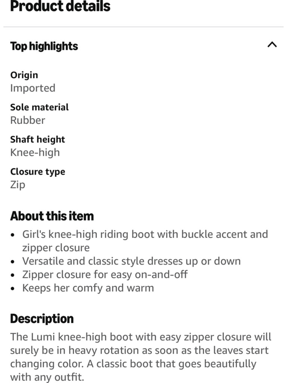 NWT OSHKOSH B’GOSH GIRLS LUMI BOOT SIZE 8 TODDLER - Picture 9 of 13